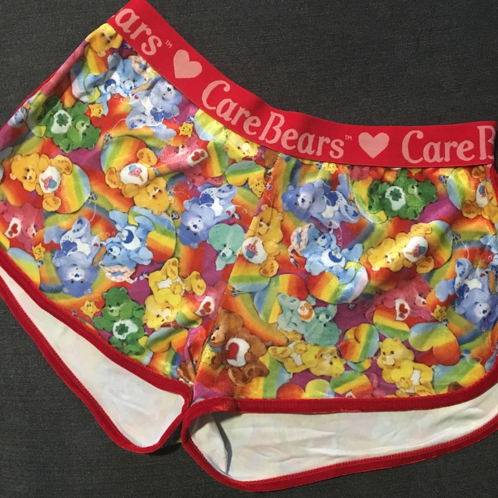 rare NWT Iron Fist Care Bears rainbow shorts XL 2x